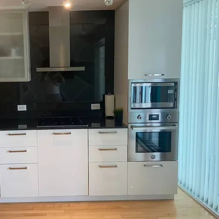 Rent this 1 bed condo on Toronto in ON M5J 0B1, Canada
