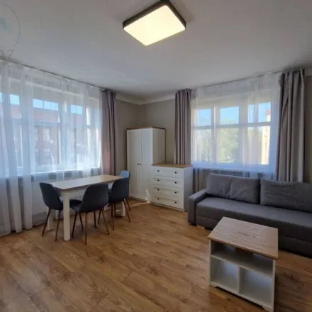 Rent this 1 bed apartment on CM LUX MED in Ułańska 7, 60-748 Poznań