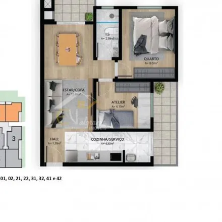 Buy this 2 bed apartment on Rua Rio Tocantins in Weissópolis, Pinhais - PR