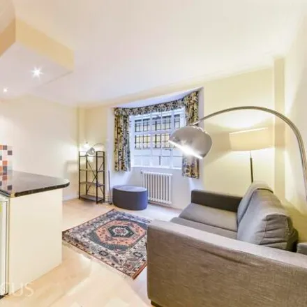 Rent this studio loft on Russell Court in Woburn Place, London