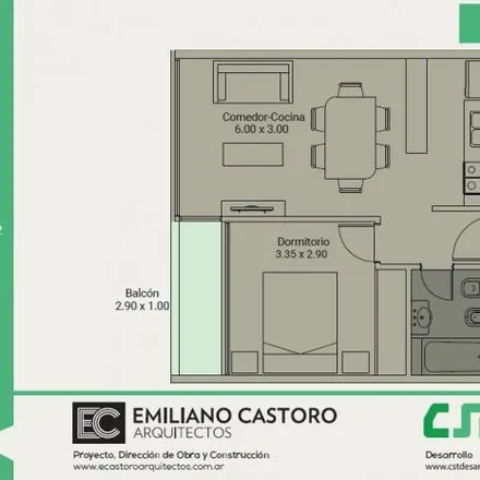Buy this 1 bed apartment on Olazábal 1076 in Partido de Ituzaingó, B1714 LVH Ituzaingó