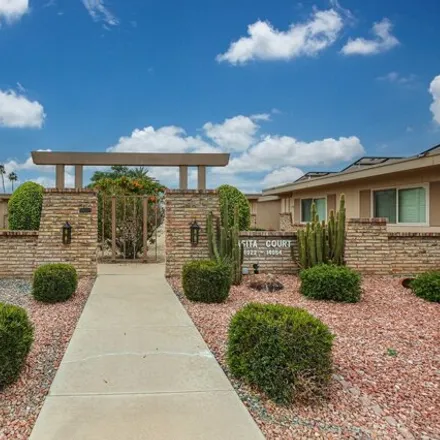 Buy this 2 bed townhouse on 14024 North Palm Ridge Drive West in Sun City CDP, AZ 85351