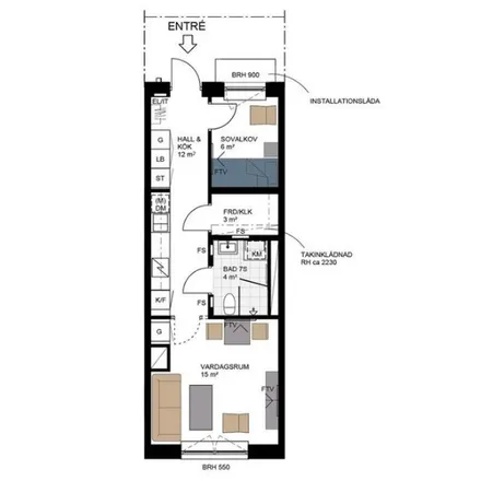 Image 6 - Köksälvan, Klockhusgränd, 125 45 Stockholm, Sweden - Apartment for rent