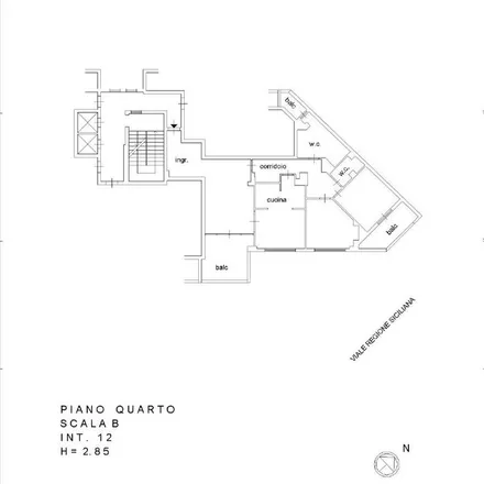 Rent this 4 bed apartment on Di Blasi - Regione Siciliana in Via Giovanni Evangelista di Blasi, 90135 Palermo PA