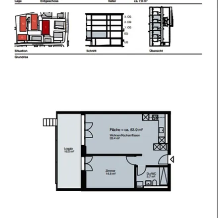 Rent this 3 bed apartment on Ortbühlweg 6a in 3612 Steffisburg, Switzerland