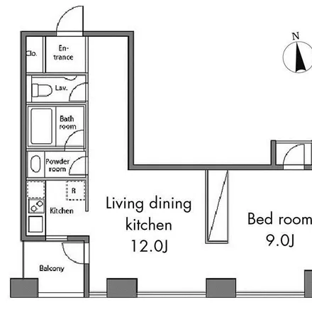 Image 2 - Residia Tower Azabujuban, Route 2 Meguro Line, Azabu, Minato, 106-0044, Japan - Apartment for rent