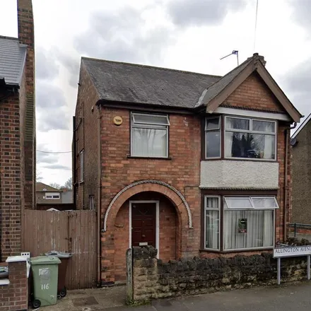 Rent this 5 bed house on 120 Allington Avenue in Nottingham, NG7 1JX