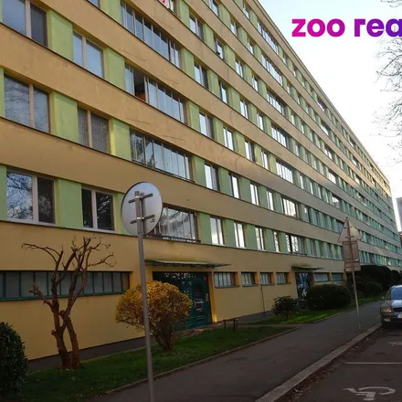 Rent this 1 bed apartment on Polabiny in hotel, Bělehradská
