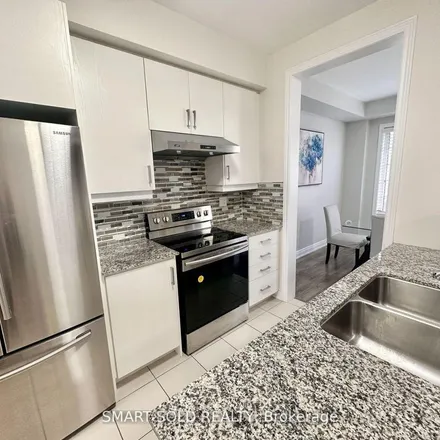 Rent this 3 bed townhouse on Allegranza Avenue in Vaughan, ON L4H 4E9