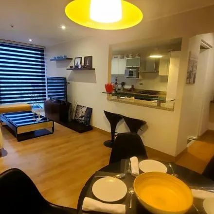 Rent this studio apartment on canvas in Jose Pardo Avenue 536, Miraflores