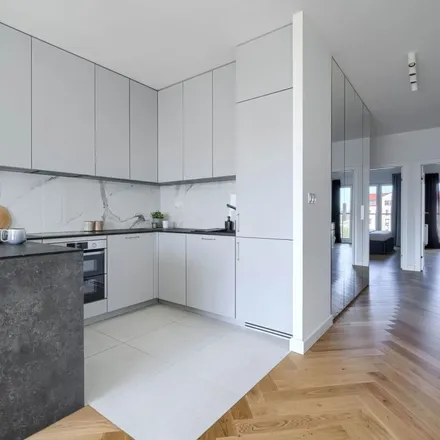 Rent this 3 bed apartment on Nałęczowska 33 in 02-922 Warsaw, Poland
