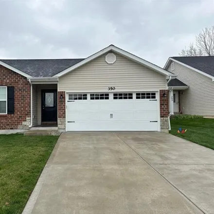 Rent this 3 bed house on 350 Stone Village Drive in Wentzville, MO 63385