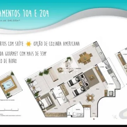 Buy this 2 bed apartment on Rua Desembargador Oscar Tenório 76 in Recreio dos Bandeirantes, Rio de Janeiro - RJ
