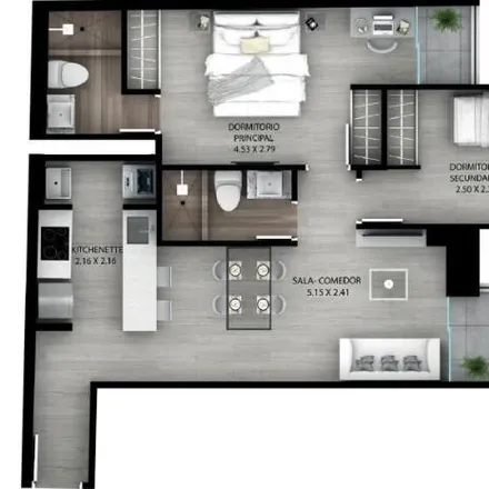 Buy this 2 bed apartment on West El Sol Avenue 203 in Barranco, Lima Metropolitan Area 15063