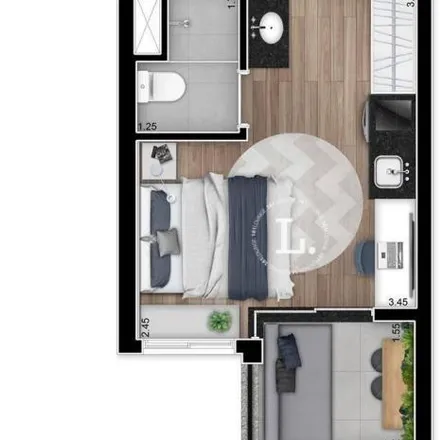 Buy this 1 bed apartment on marche in Rua Simpatia, Vila Madalena
