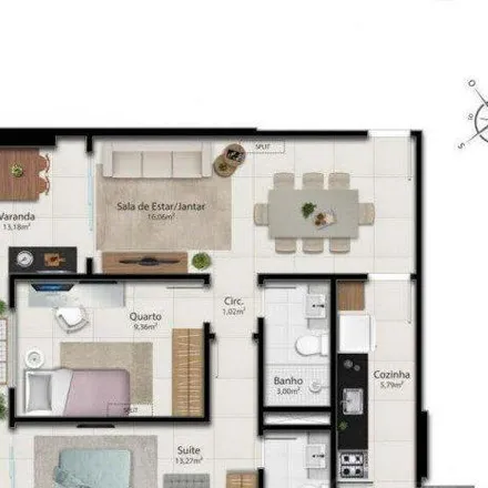 Buy this 2 bed apartment on ´Macadãmia Café in Rua Diógenes Malacarne, Praia da Costa