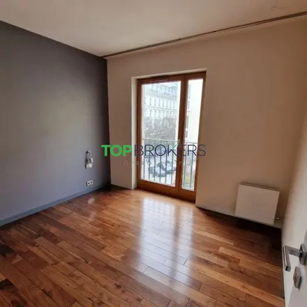 Rent this 3 bed apartment on Wojciecha Górskiego 7 in 00-033 Warsaw, Poland