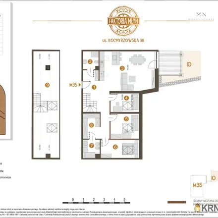 Buy this 4 bed apartment on Jarzębiny in Kocmyrzowska, 31-726 Krakow