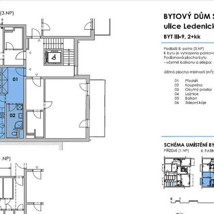 Rent this 1 bed apartment on Ledenická 366/75 in 370 06 České Budějovice, Czechia
