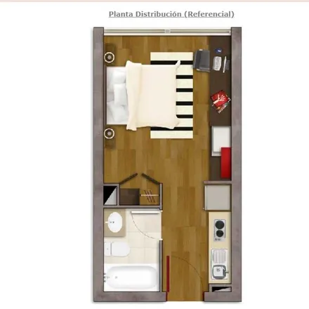 Buy this 1 bed apartment on San Ignacio de Loyola 611 in 833 0381 Santiago, Chile