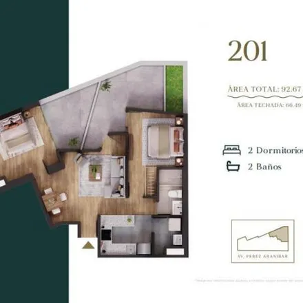 Buy this 2 bed apartment on Limaná in Augusto Pérez Araníbar Avenue, San Isidro