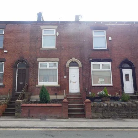 Rent this 2 bed townhouse on 242 Huddersfield Road in Lees, OL4 2RB