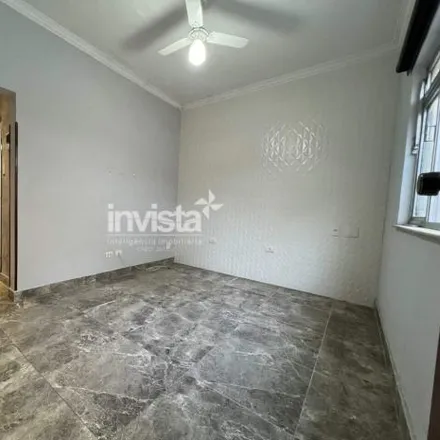 Rent this 1 bed apartment on Rua Evaristo da Veiga in Campo Grande, Santos - SP