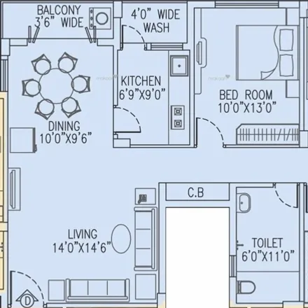 Image 2 - Rajarhat Road, Rajarhat Gopalpur, Bidhannagar - 700136, West Bengal, India - Apartment for rent