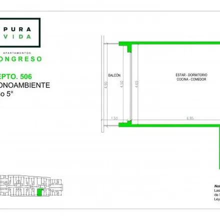 Buy this studio apartment on Avenida Congreso 4238 in Villa Urquiza, C1430 DHI Buenos Aires