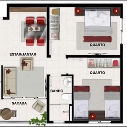 Buy this 2 bed apartment on Avenida Jacob Macanhan in Jardim Claudia, Pinhais - PR