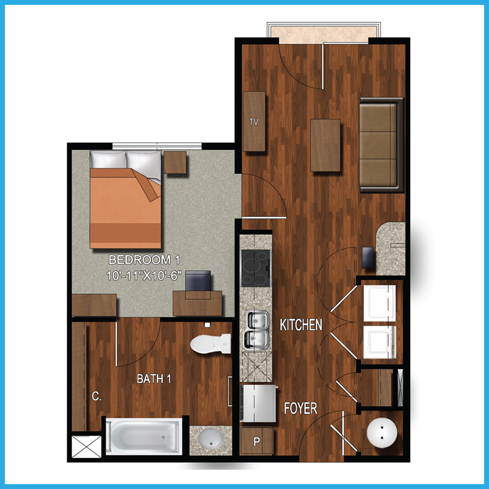 4 Bed Apartment At Texas Avenue Bryan Tx 77840 Usa For