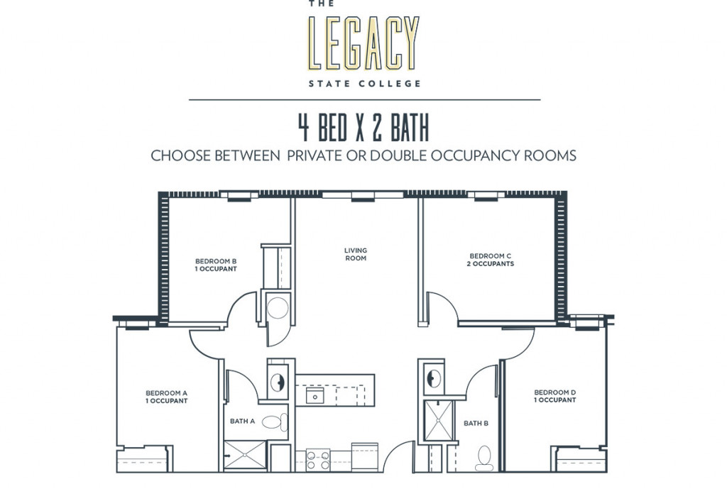 Apartment At The Legacy 478 East Calder Way State College Pa 16801 Usa 13049350 Rentberry