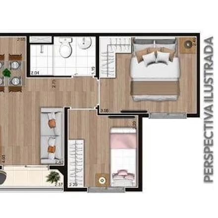 Buy this 2 bed apartment on Rua Maria Roschel in São Paulo - SP, 04810-050