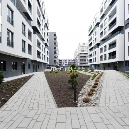 Rent this 1 bed apartment on LivinnX Krakow in Tadeusza Romanowicza 4, 30-702 Krakow