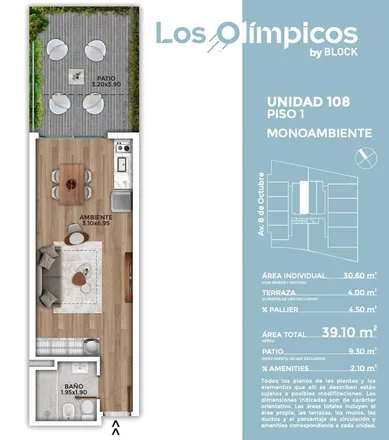 Buy this 1 bed apartment on Avenida 8 de Octubre 3180 in 3184, 11820 Montevideo