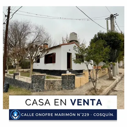 Buy this 2 bed house on Onofre Marimón 201 in Onofre Marimón, 5166 Cosquín
