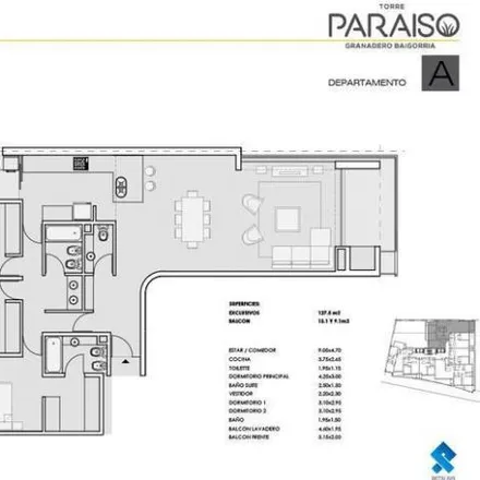 Buy this 3 bed apartment on José Manuel Estrada 11 in El Paraíso, Granadero Baigorria