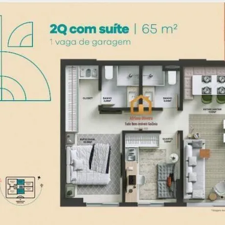 Buy this 2 bed apartment on Rua C-239 in Setor Jardim América, Goiânia - GO