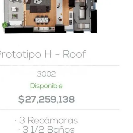 Buy this 2 bed apartment on Carretera San Mateo Tlaltenango-Santa Rosa Xochiac in Cuajimalpa de Morelos, 05600 Santa Fe