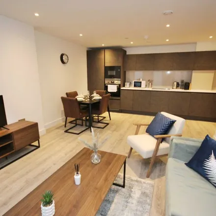 Rent this 1 bed apartment on Three60 in Crown Street, Manchester