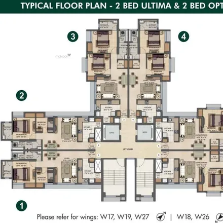 Image 5 - Centelia, 3, Gladys Alwares Road, Manpada, Thane - 400610, Maharashtra, India - Apartment for sale