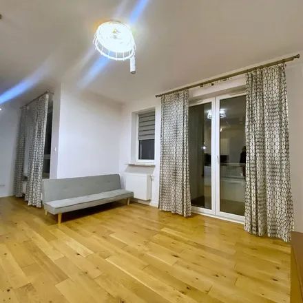 Rent this 1 bed apartment on Carrefour Express Żeromskiego 1 in Stefana Żeromskiego, 01-708 Warsaw