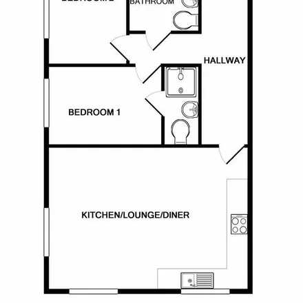 Rent this 2 bed apartment on Warrington Masonic Hall in Winmarleigh Street, Bank Quay