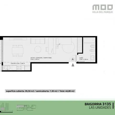 Buy this studio apartment on Baigorria 3141 in Villa del Parque, C1417 FYN Buenos Aires