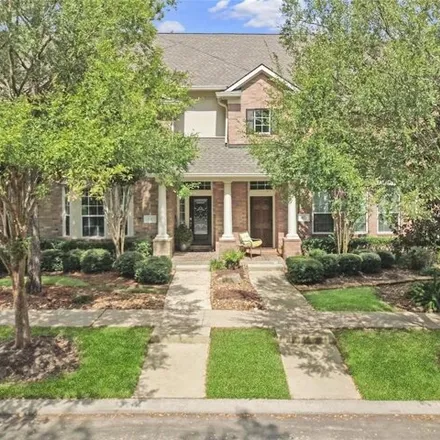 Rent this 4 bed townhouse on 89 West Pipers Green Street in Alden Bridge, The Woodlands