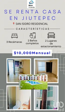 Rent this 3 bed house on Avenida de los Doctores in Las Canteras, 62564 Jiutepec