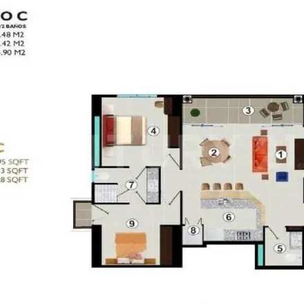 Buy this 2 bed apartment on Crowne Plaza in Avenida Sábalo, Marina Mazatlán