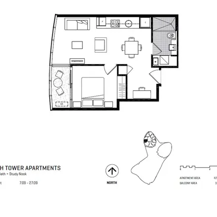 Image 2 - The Conder, Capital City Trail, Docklands VIC 3008, Australia - Apartment for rent