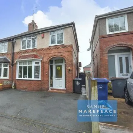 Buy this 3 bed duplex on Sheldon Grove in Chesterton, ST5 7PW