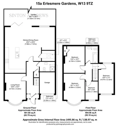 Image 6 - 15A Erlesmere Gardens, London, W13 9TZ, United Kingdom - House for rent